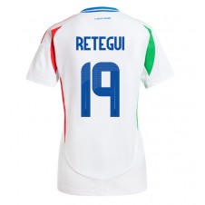 Italia Mateo Retegui #19 Bortedrakt Kvinner EM 2024 Kortermet